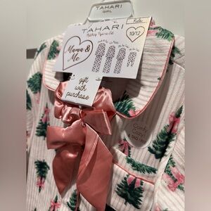 Tahari Mama and Me Matching Christmas Tree Pajama Set - 10/12